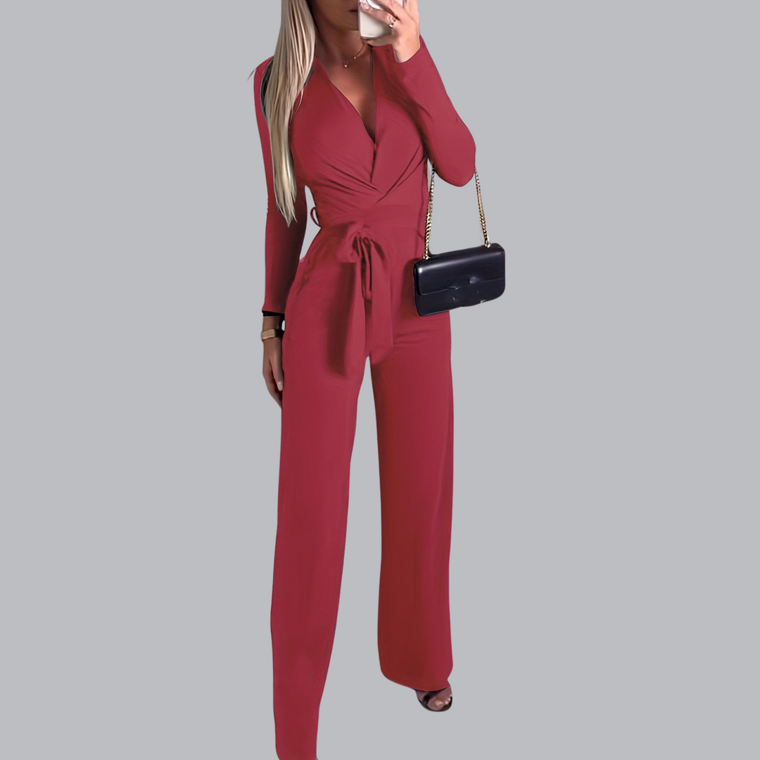 Johanna™ | Stilvoller Jumpsuit mit langen Ärmeln