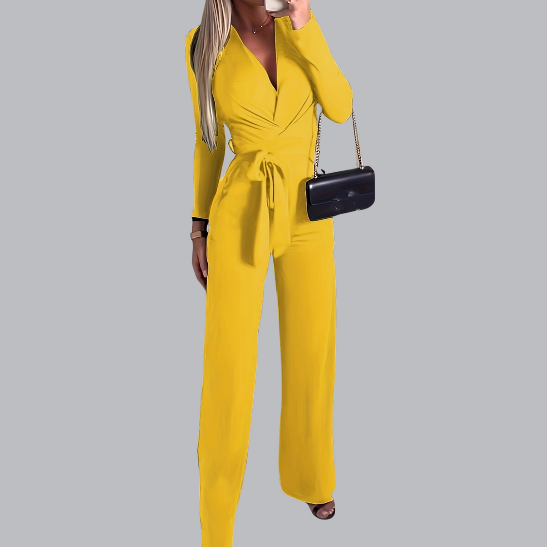 Johanna™ | Stilvoller Jumpsuit mit langen Ärmeln