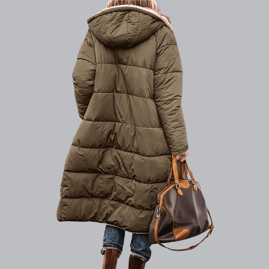 Luzia™ | Warme Wendbare Parka mit Sherpa-Futter