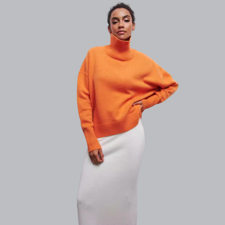 Theresa™ | Oversized Rollkragenpullover für maximalen Komfort