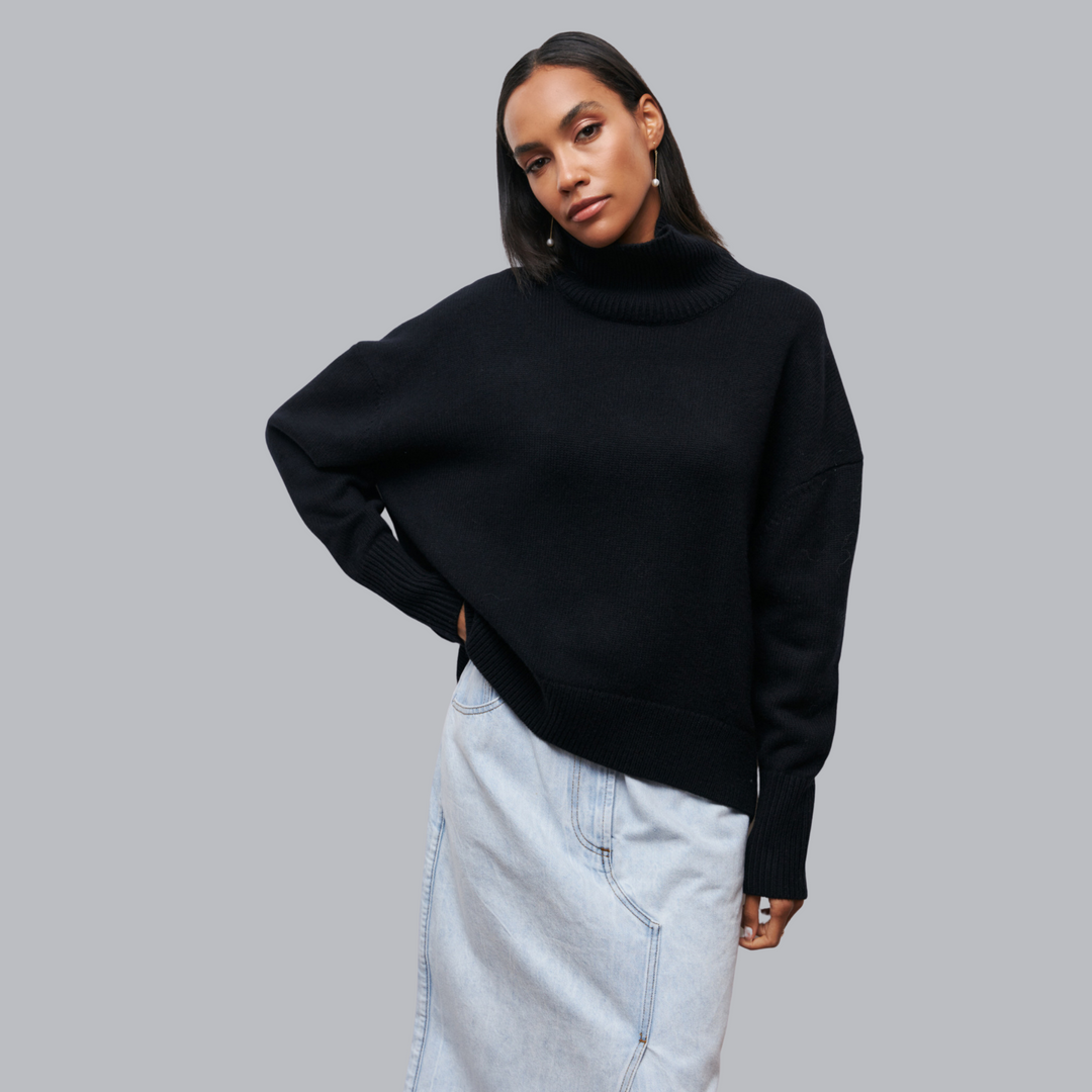 Theresa™ | Oversized Rollkragenpullover für maximalen Komfort