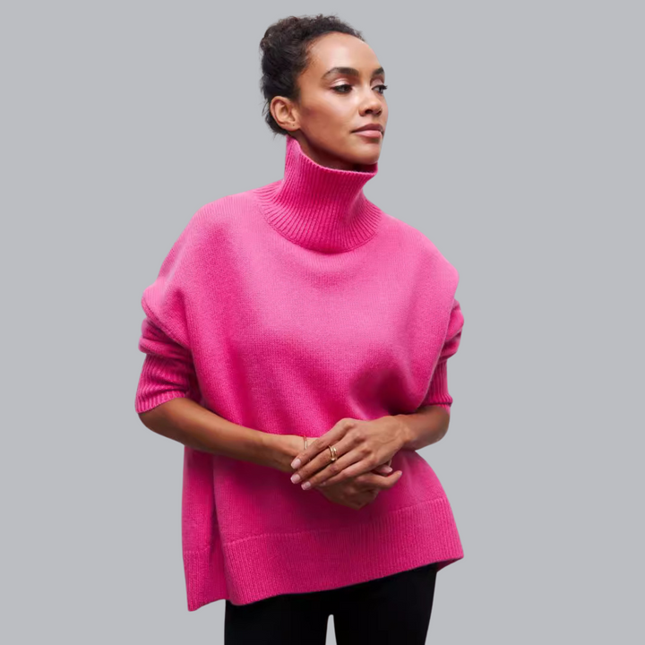 Theresa™ | Oversized Rollkragenpullover für maximalen Komfort