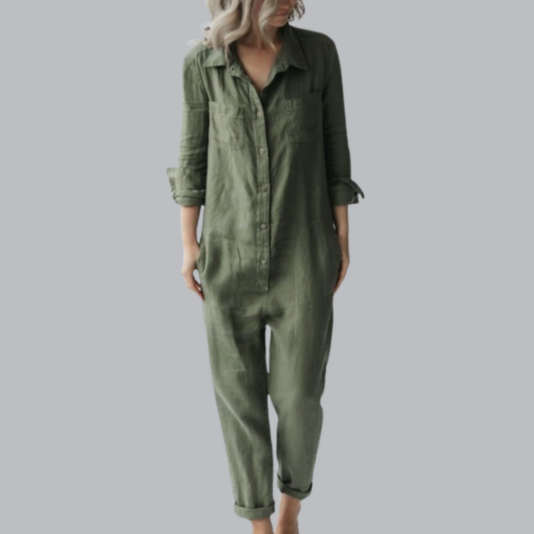 Berta™ | Stilvoller & bequemer Jumpsuit aus Baumwolle