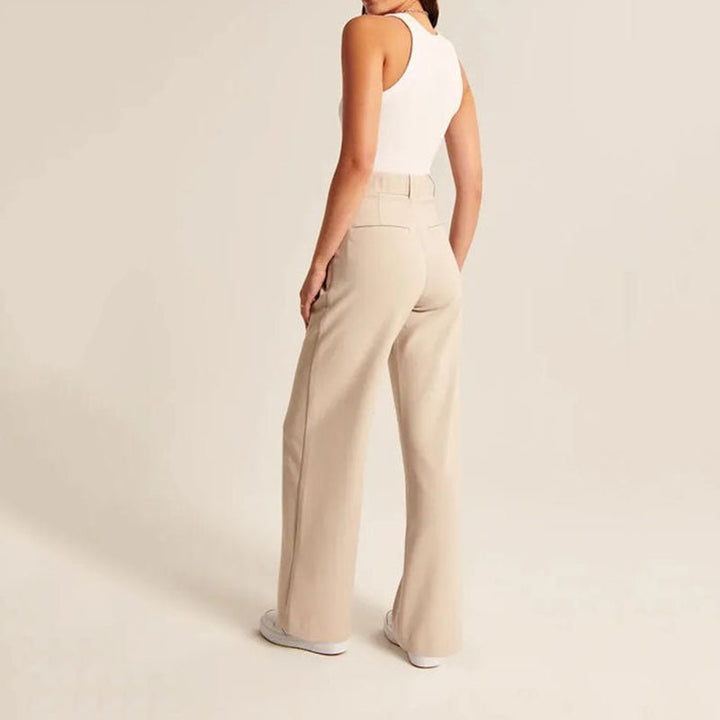 Anika™ | Elegante Damenhose mit weitem Bein