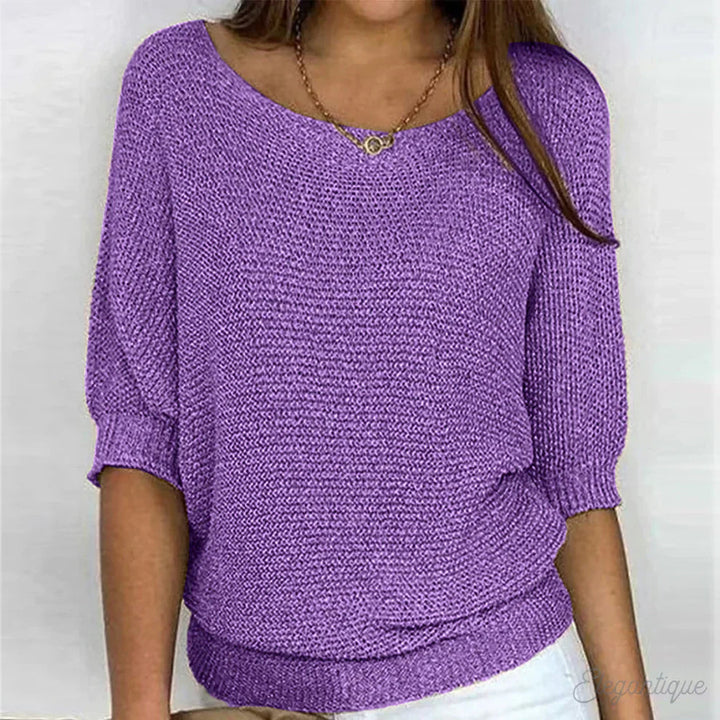 Karin™ | Eleganter Strickpullover