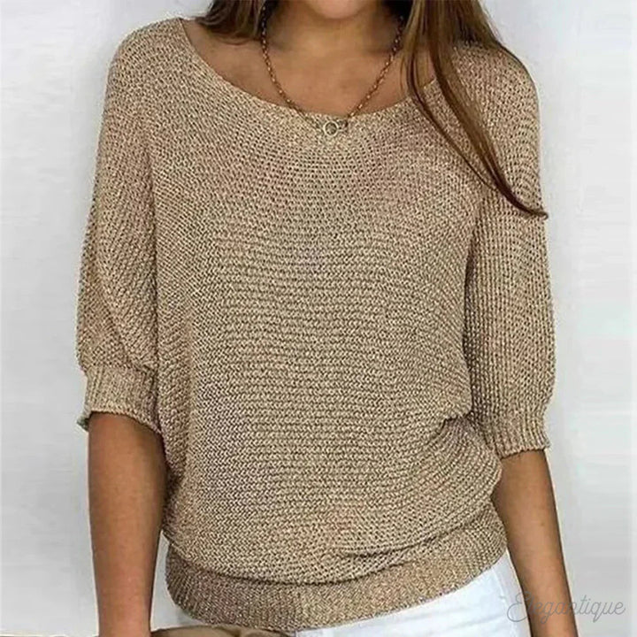 Karin™ | Eleganter Strickpullover